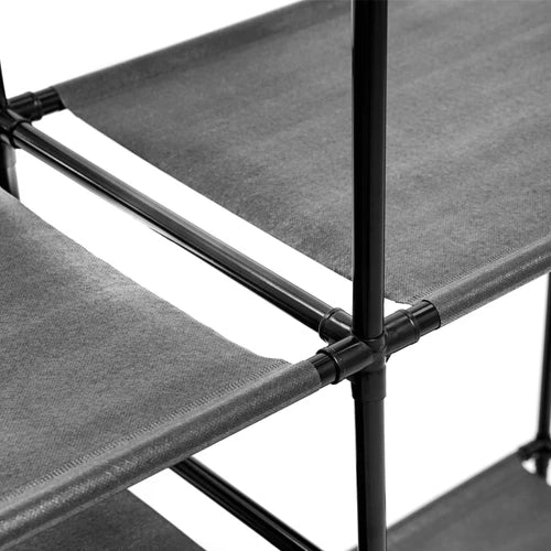 Guarda Roupa Decoteam Dobrável Closet Aberto Organizador Aço Guarda Roupa Decoteam Dobrável Closet Aberto Organizador Aço